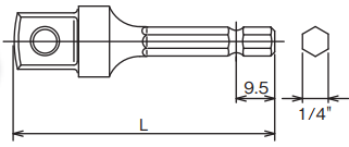 Đầu chuyển 1/2 Koken 135E-60B