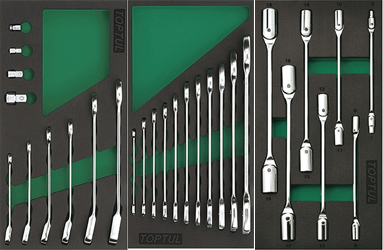 Tủ đồ nghề 8 ngăn 322 chi tiết Toptul GE-32203