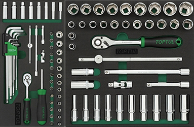 Tủ đồ nghề 8 ngăn 322 chi tiết Toptul GE-32203