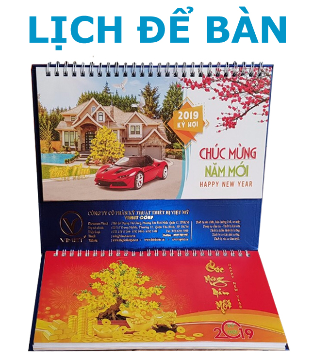 Lịch năm mới 2019