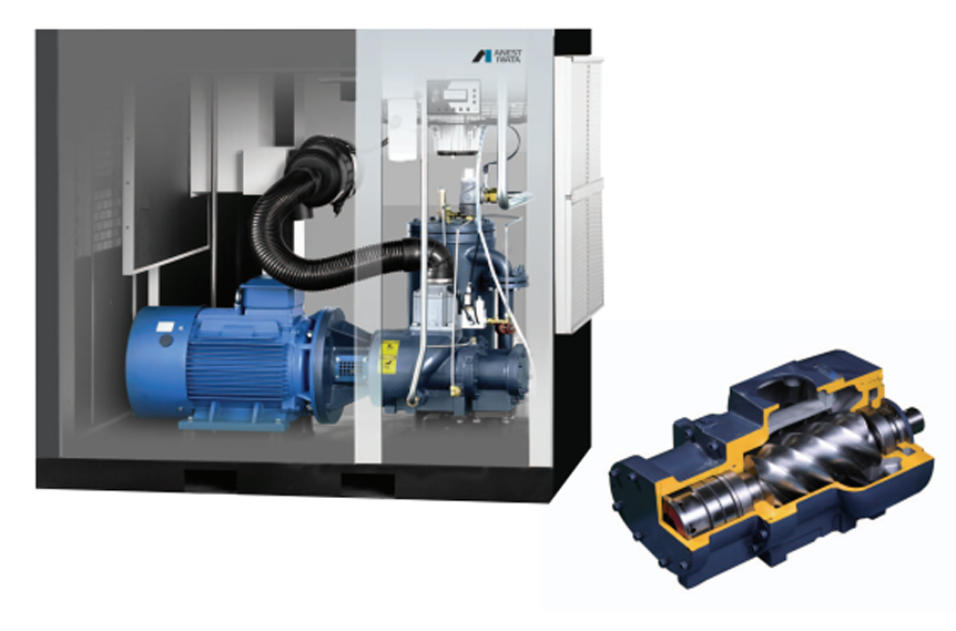 Máy nén khí trục vít có dầu LRV-1320