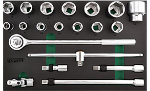 Tủ đồ nghề sửa chữa 7 ngăn 280pcs Toptul GV-28009