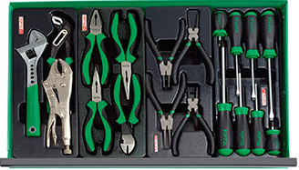 Tủ đồ nghề sửa chữa 7 ngăn 157 chi tiết Toptul GCAJ0107