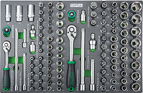 Tủ đồ nghề 8 ngăn 448 chi tiết Toptul GE-44803