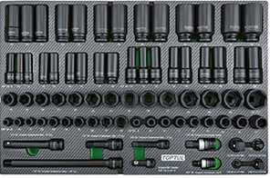 Tủ đồ nghề 8 ngăn 448 chi tiết Toptul GE-44803