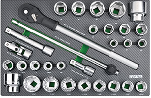 Tủ đồ nghề 8 ngăn 448 chi tiết Toptul GE-44803