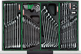 Tủ đồ nghề sửa chữa 7 ngăn 305pcs Toptul GCAJ305N