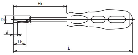 Tua vít 8mm Koken 167M-8 