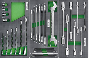 Tủ đồ nghề 8 ngăn 322 chi tiết Toptul GE-32203