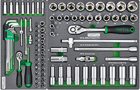 Tủ đồ nghề 8 ngăn 322 chi tiết Toptul GE-32203