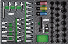 Tủ đồ nghề 8 ngăn 322 chi tiết Toptul GE-32203