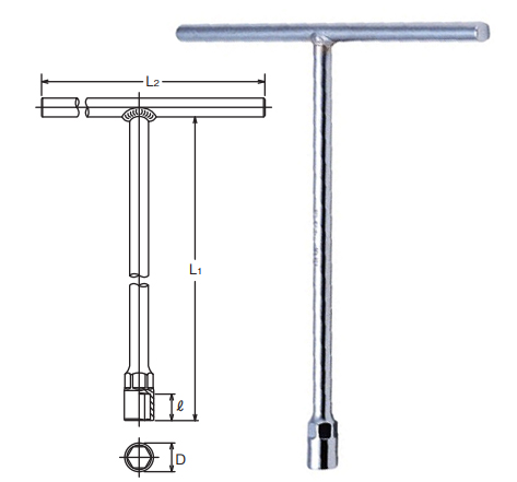 ​​​​​​​Cần xiết chữ T Koken 104M-10