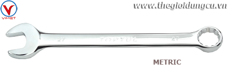Cờ lê vòng miệng bóng Toptul 19 mm