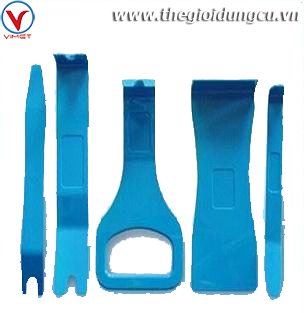 Dụng cụ tháo tấm ốp nộp thất bao gồm 5 món