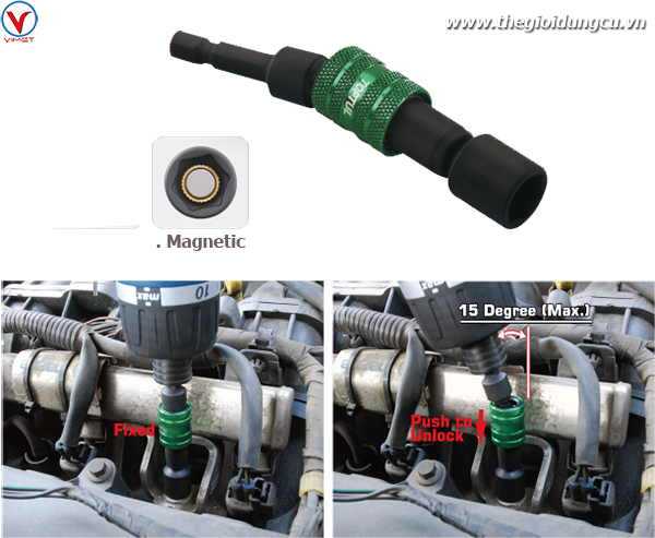 Dầu bắn vít tôn lắt léo 1/4