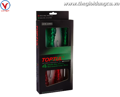 Bộ tua vít dẹt bake 4 món (sử dụng trong môi trường dầu nhớt) GAAE0403