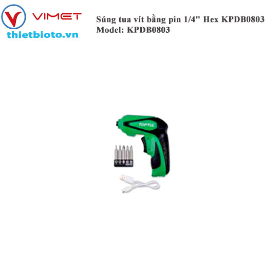 Súng tua vít bằng pin 1/4