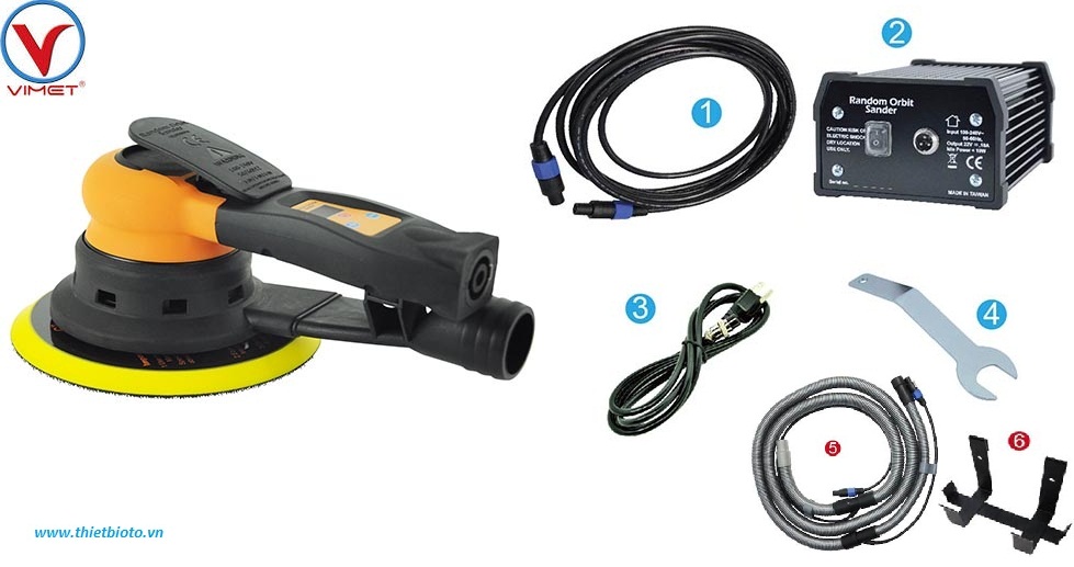 Máy chà nhám quĩ đạo hút bụi bằng điện SF56