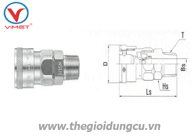 Khớp Nối Nitto 40SM