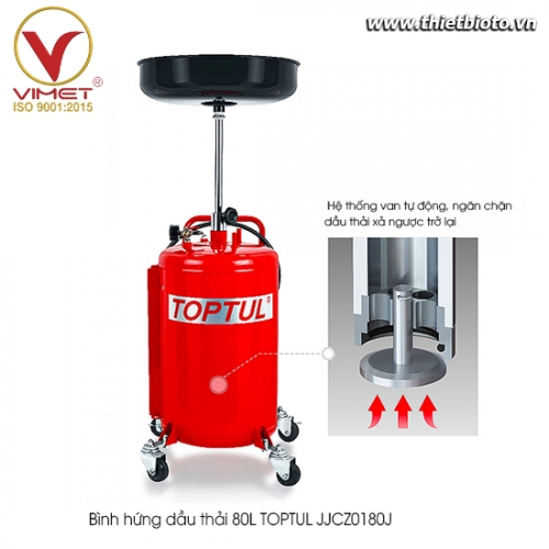 Bình hứng dầu thải 80L TOPTUL JJCZ0180J