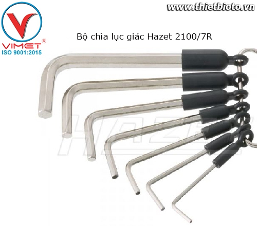 Bộ chìa lục giác Hazet 2100/7R