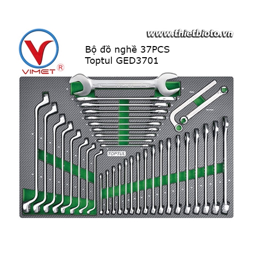Bộ cờ lê 37 chi tiết Toptul GED3701