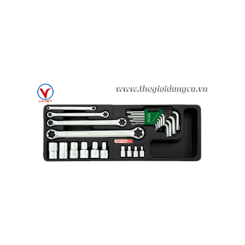 Bộ cờ lê, túyp, lục giác sao 23 món