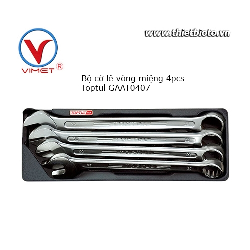 Bộ cờ lê vòng miệng 4pcs Toptul GAAT0407