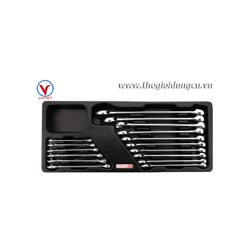 Bộ cờ lê vòng mở 15 độ 6-24 mm - 16 món