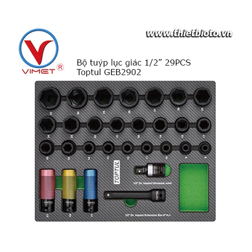 Bộ đầu tuýp lục giác 1/2