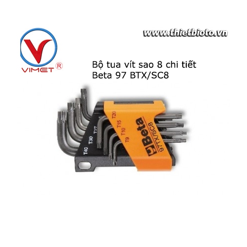 Bộ đầu vít sao 8 chi tiết Beta 97 BTX/SC8