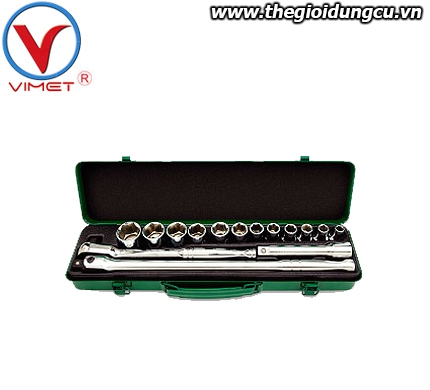 Bộ dụng cụ cần siết và đầu tuýp 1/2 Toptul GCAD1512