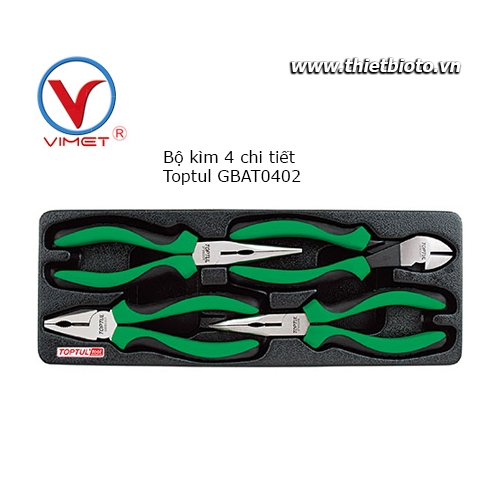 Bộ kìm 4 chi tiết Toptul GBAT0402