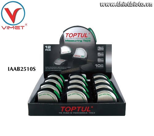 Bộ thước dây (12 cuộn) TOPTUL IAAB2510S