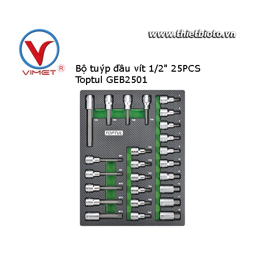 Bộ tuýp đầu vít 1/2