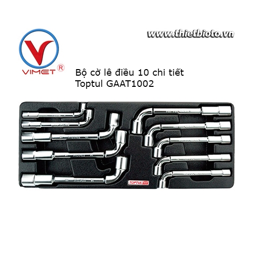 Bộ tuýp ống điếu 10 chi tiết Toptul GAAT1002