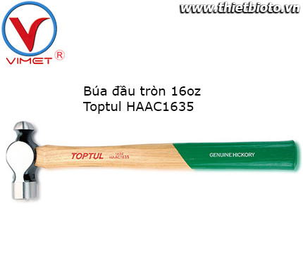 Búa đầu tròn 16oz Toptul HAAC1635