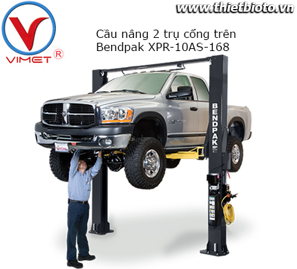 Cầu nâng 2 trụ cổng trên Bendpak XPR-10AS-168
