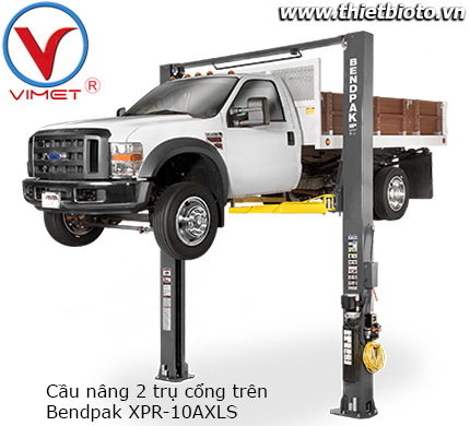 Cầu nâng 2 trụ cổng trên Bendpak XPR-10AXLS
