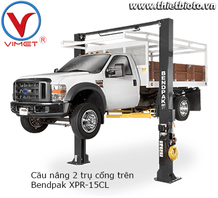 Cầu nâng 2 trụ cổng trên Bendpak XPR-15CL