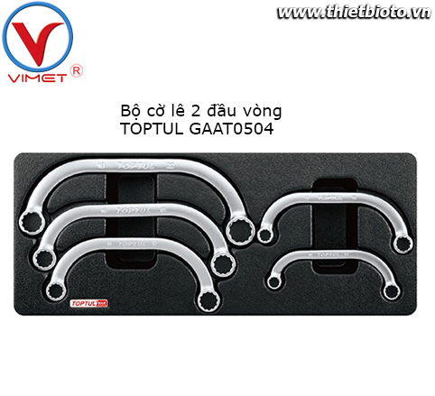 Bộ cờ lê 2 đầu vòng TOPTUL GAAT0504