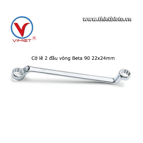 Cờ lê 2 đầu vòng Beta 90 22x24mm