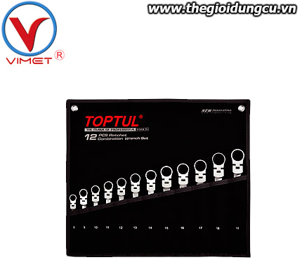 Bộ cờ lê đổi chiều 12 món toptul GPAQ1204