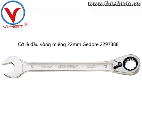 Cờ lê đầu vòng miệng 22mm Gedore 2297388