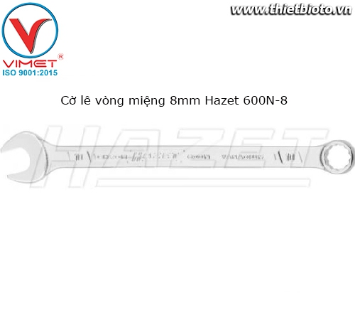 Cờ lê vòng miệng 8mm Hazet 600N-8