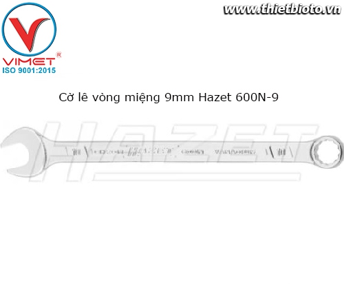 Cờ lê vòng miệng 9mm Hazet 600N-9