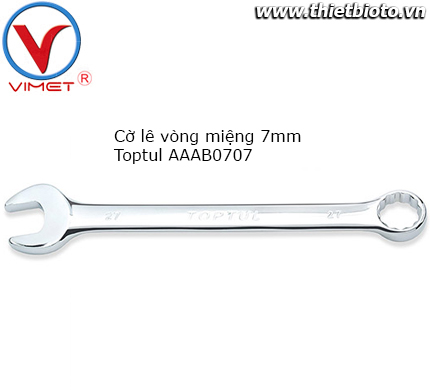 Cờ lê vòng miệng bóng Toptul AAAB0707