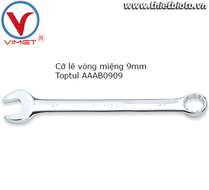 Cờ lê vòng miệng bóng Toptul AAAB0909