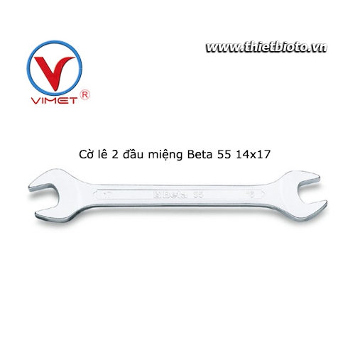 Cờ lê 2 đầu miệng Beta 55 14x17