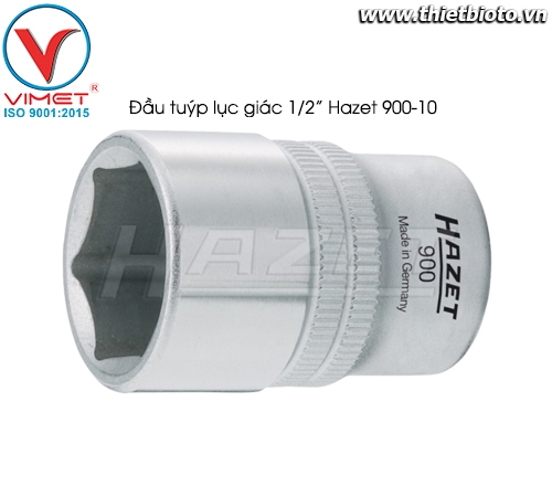 Đầu tuýp lục giác 1/2 Hazet 900-10